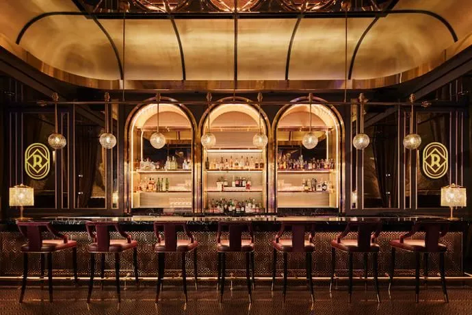 Elegant hotel casino event setup